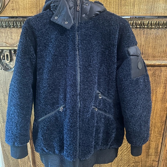 Bogner Shearling jacket with hood REVERSIBLE - Picture 7 of 9